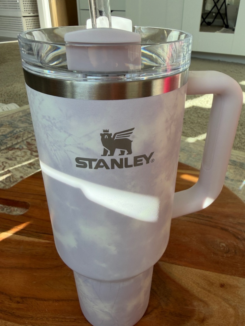 Stanley Lavender Cloud Marble 40 OZ Travel Tumbler with Handle - Picture 7 of 16